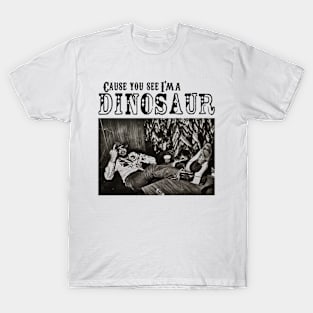 Dinosaur Hank Williams Jr Bocephus Western Southern Retro T-Shirt